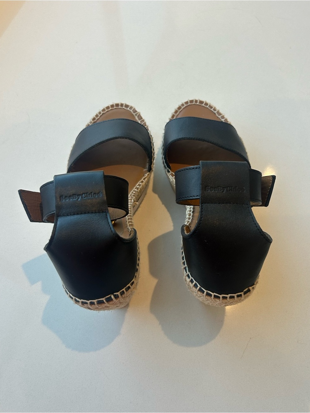Black Glyn Wedge Sandal - Picture 2 of 6